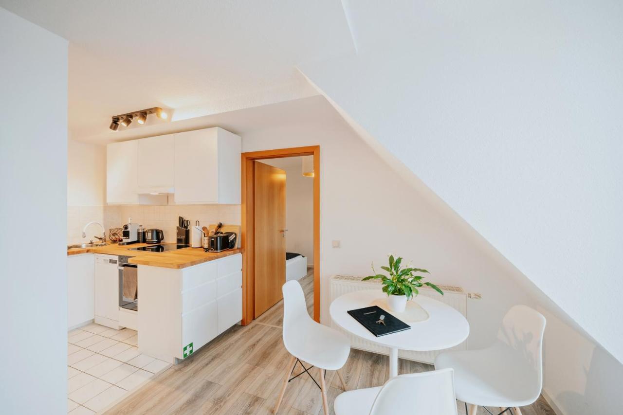 Bliss Place - Serviced Apartment - Arbeitsplatz, Zentral, Kueche, Waschmaschine, Smarttv Magdeburg Dış mekan fotoğraf