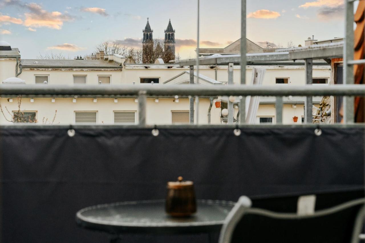 Bliss Place - Serviced Apartment - Arbeitsplatz, Zentral, Kueche, Waschmaschine, Smarttv Magdeburg Dış mekan fotoğraf